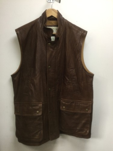 Orvis leather waistcoat - orvis,