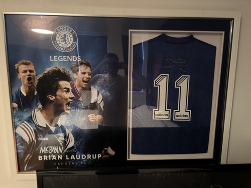 Signed brian laudrup - brian, rangers