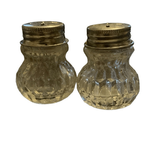 Vintage mini salt and pepper - vintage,
