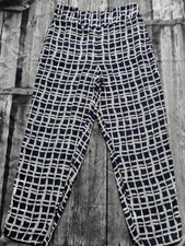 MASAI Clothing Ladies Loose Lightweight Trousers Bottoms Checked Print No Size