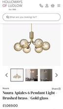 Nuura Apiales 6 Chandelier Brushed Brass / Optic Gold -  2053012 Danish Design 