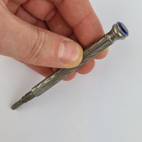 Antique white metal propelling - antique,