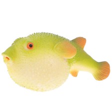  Puffer Fish Model Toy Plastic Child Sensory Fidget Bouncy Toys Doll Party Slow