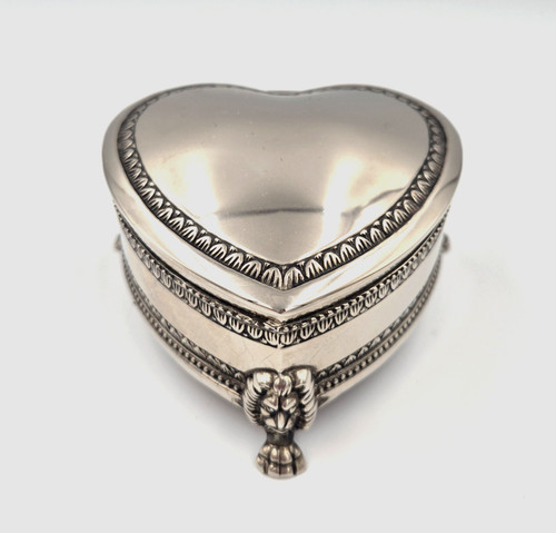 Vintage heart shape silver - heart,