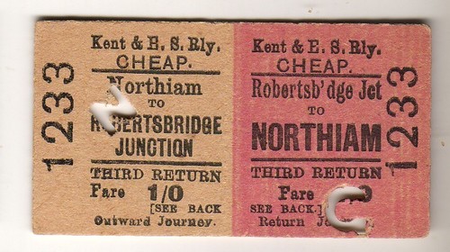 Railway ticket esr - railway, northiam