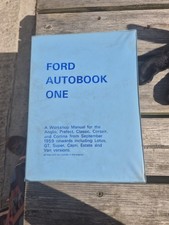 Vintage Ford Auto Autobook One 1959/68 Workshop Manual Anglia Corsair Capri Etc