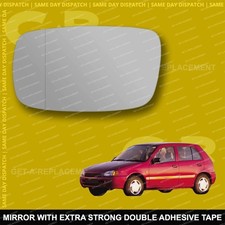 For Toyota Starlet wing mirror glass 96-99 Left Passenger side with Wide Angle