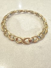 Vintage 1980s Monet Gold Tone