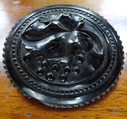 Antique victorian whitby jet - victorian,