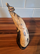 Vintage Hand Carved Buffalo