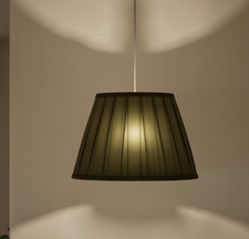 M&S Fabric Wide Pleated Lamp
