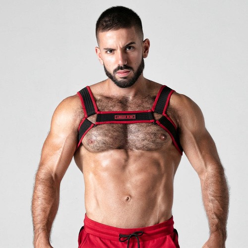 Men black red locker - black/red, gear
