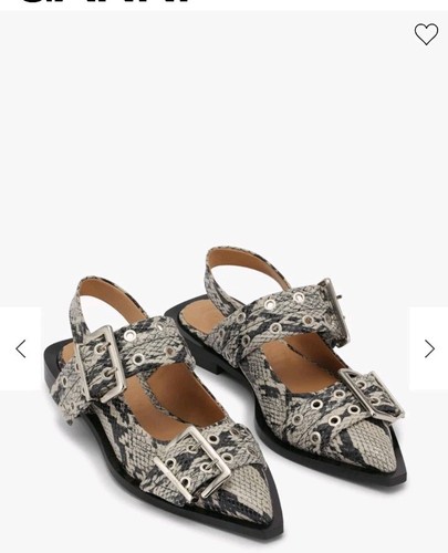 Ganni snake printed chunky - ganni,