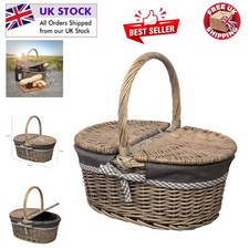 Multi-Use Oval Wicker Storage