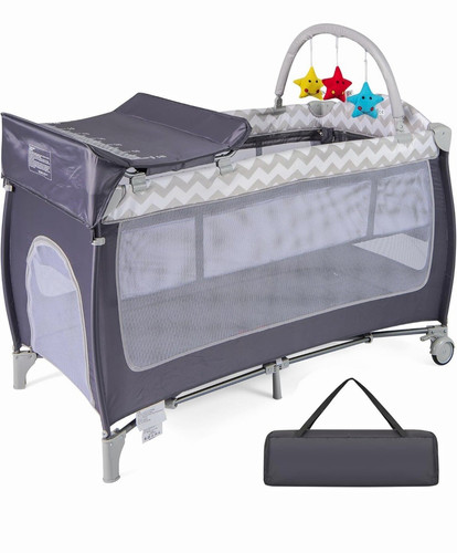 Portable grey baby - baby, pen