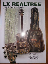 2005 LITTLE MARTIN GUITAR LX REALTREE MUSIC HISTORY READY TO FRAME POSTER