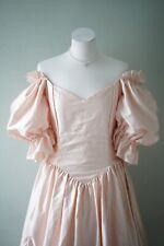 Vintage ruffle puff satin baby