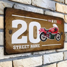 Ducati MHR House Number Slate