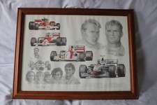 Tribute to Mclaren Stuart Mcintyre print 1998 27"x21"