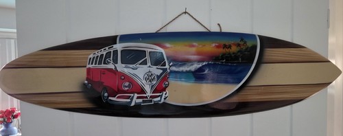 Red retro campervan - red,