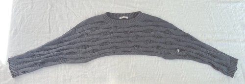 Pull bear grey open knit - grey, open-knit