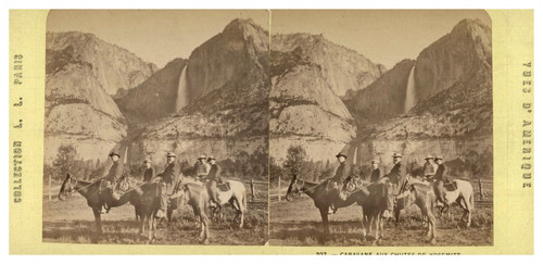 Usa yosemite fall caravan - usa,,