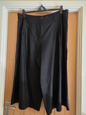 ** Excellent Condition ** Black Linen Mix Culottes from TU S20