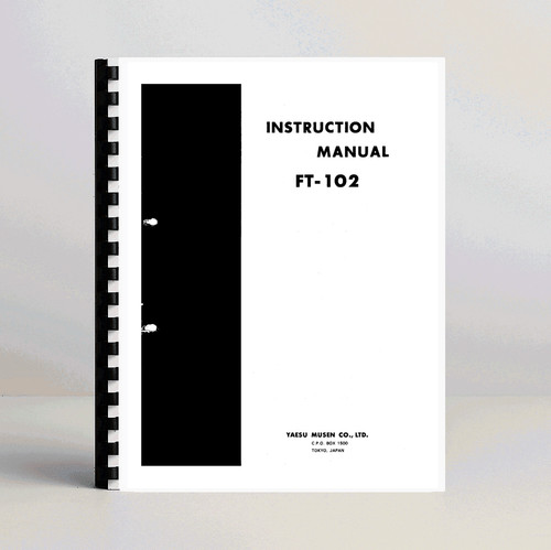 Yaesu 102 instruction - ft-102,