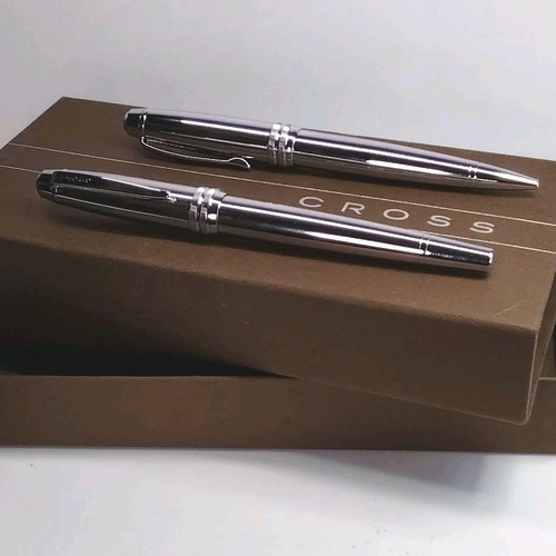 Cross metal pen set - metal, with