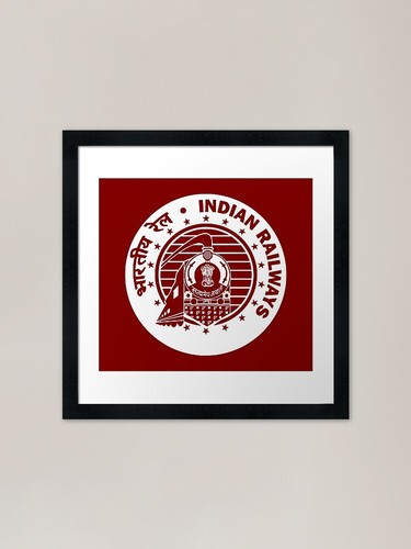 Indian railways framed art - framed,