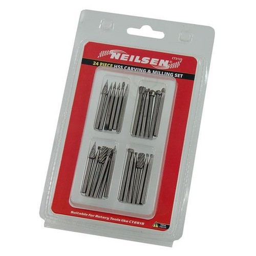 24pc hss carving - carving, milling