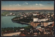 Postcard Tabor, town view with