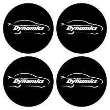 Team Dynamics Centre cap gel badges - Various Sizes (Set of 4)