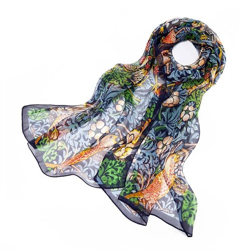 100 silk scarf - silk, william