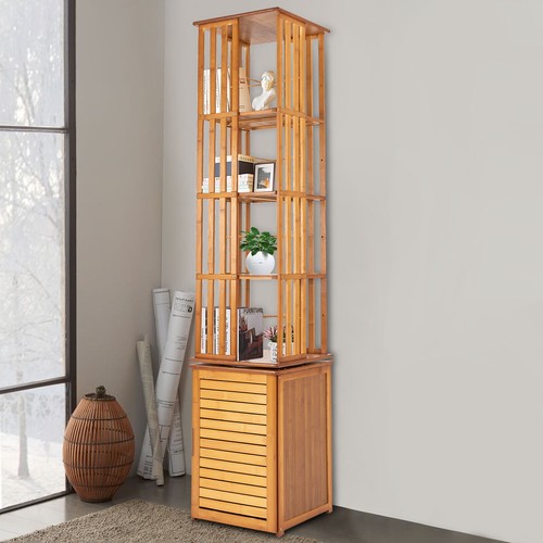 360 rotating bookshelf - 360°, wood