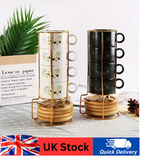 Flower Stacking Mugs