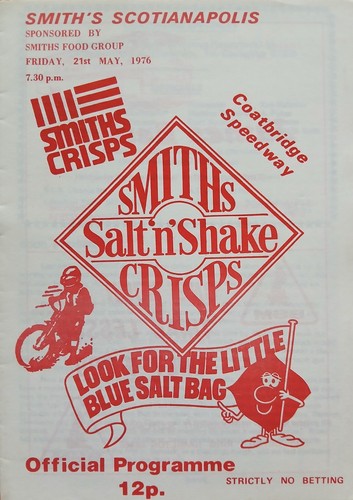 Coatbridge speedway programme - coatbridge,