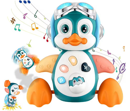 Musical penguin baby - musical, crawling