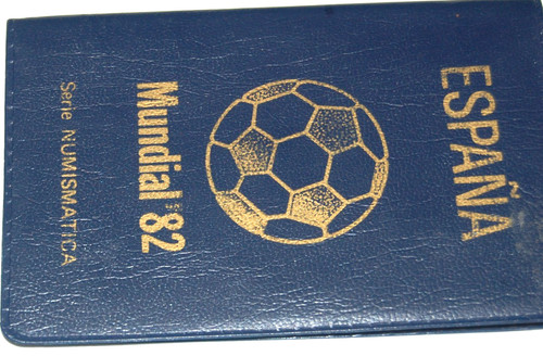 Spain 1982 world cup coin - spain,