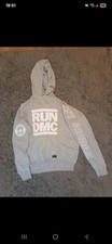 Adidas Origionals Run-DMC Ladies Grey Hoodie. Slight Frey. See Pics. Size 12