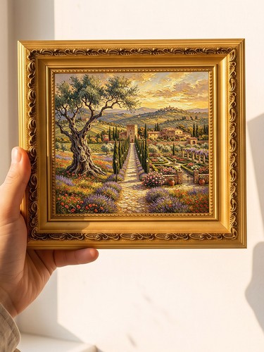Tuscany villa garden oil - tuscany,