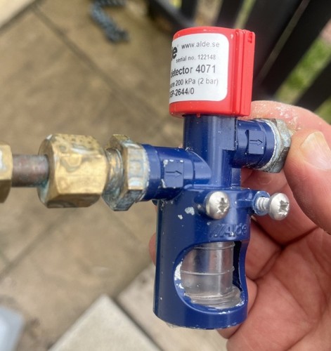 Alde lpg gas leak bubble - gas,