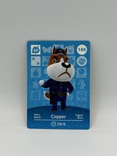 105 Copper - Series 2 Animal Crossing Amiibo Card Unscanned And Genuine