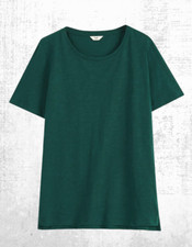 Womens HUSH Short Sleeve Scoop