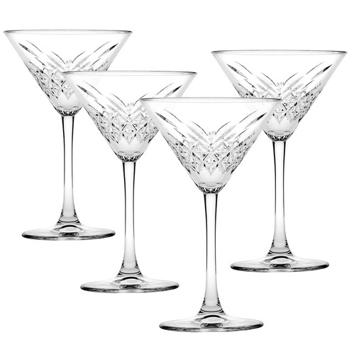 Pcs set 230ml glass martini - 230ml,