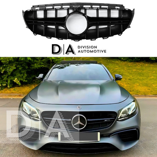 Gloss black front grille fits - front,