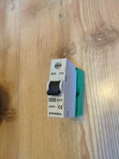 WYLEX 40A Push/Plug-In ~B40 40 Amp MCB ~Inc. Base~ GREEN FREE POST , SENT FAST