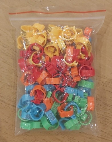 Multi colour numbered - colour, (1-100)