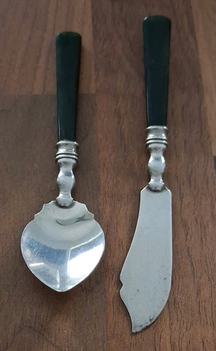 Dark green bakelite - bakelite, handle