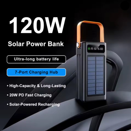 50000mah solar power bank - 50000mah,